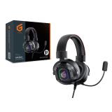 Conceptronic - ATHAN02B auricular y casco Auriculares Alámbrico Diadema Juego USB tipo A Negro