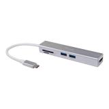 Equip - Adaptador multifunción USB-C 5 en 1, HDMI , USB 3.2 Gen 1 , TF/Micro SD