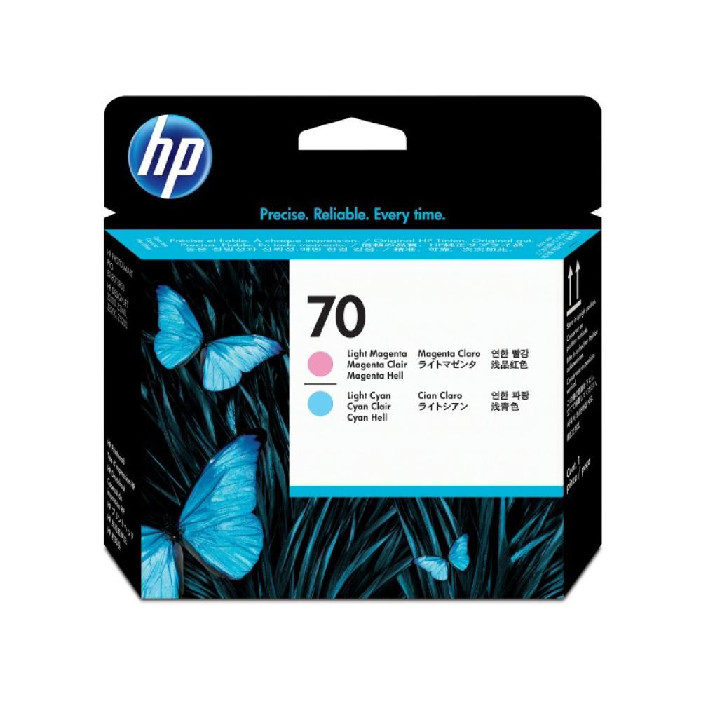 HP - Cabezal de impresión DesignJet 70 magenta claro/cian claro