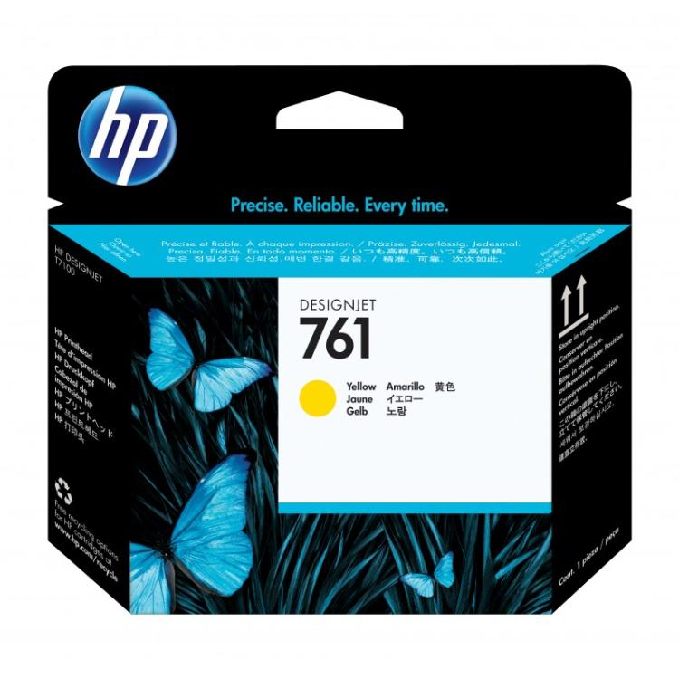HP - Cabezal de impresión Designjet 761 amarillo