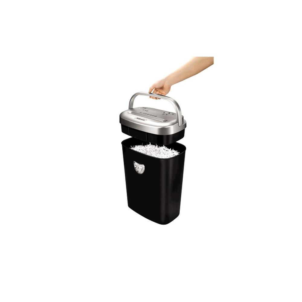 Fellowes - 53C triturador de papel Corte cruzado 22 cm Negro