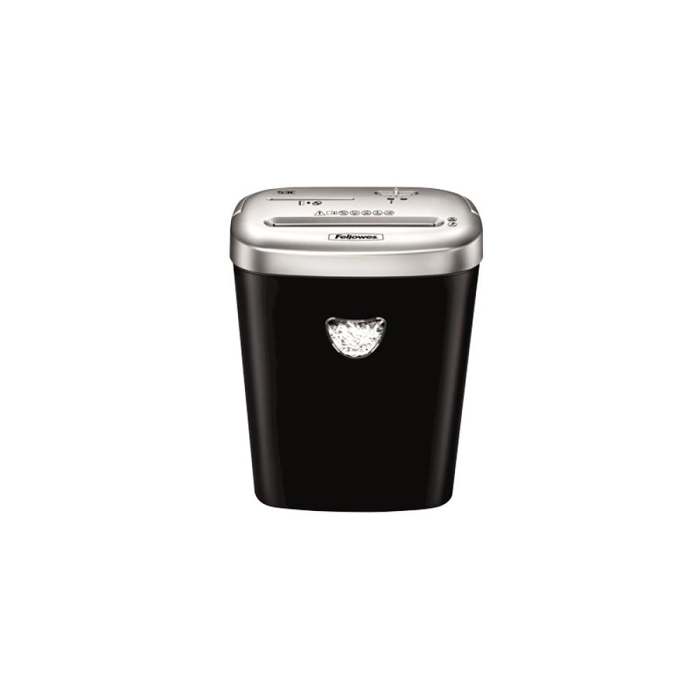 Fellowes - 53C triturador de papel Corte cruzado 22 cm Negro