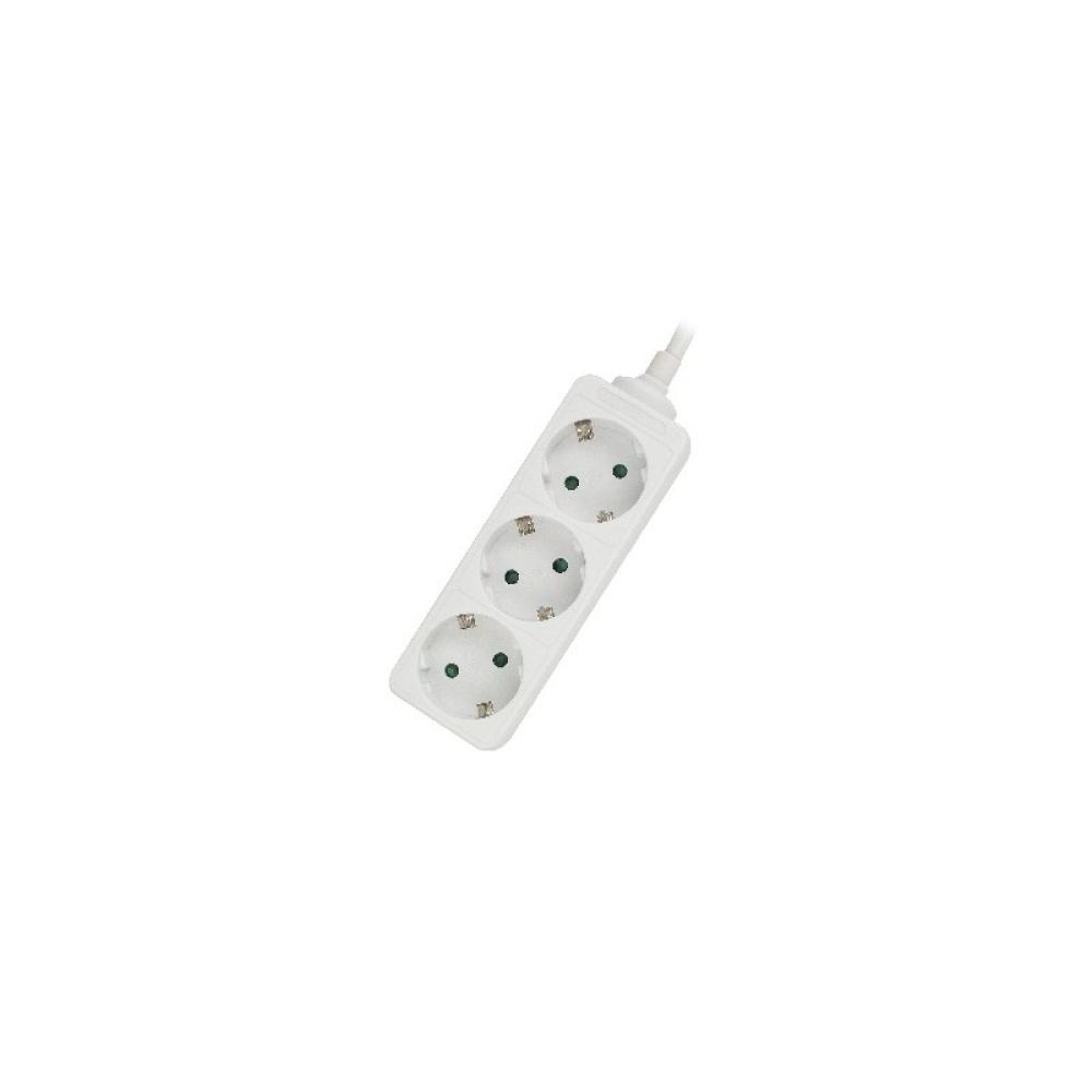 Ewent - EW3958 base múltiple 1,5 m 3 salidas AC Interior Blanco