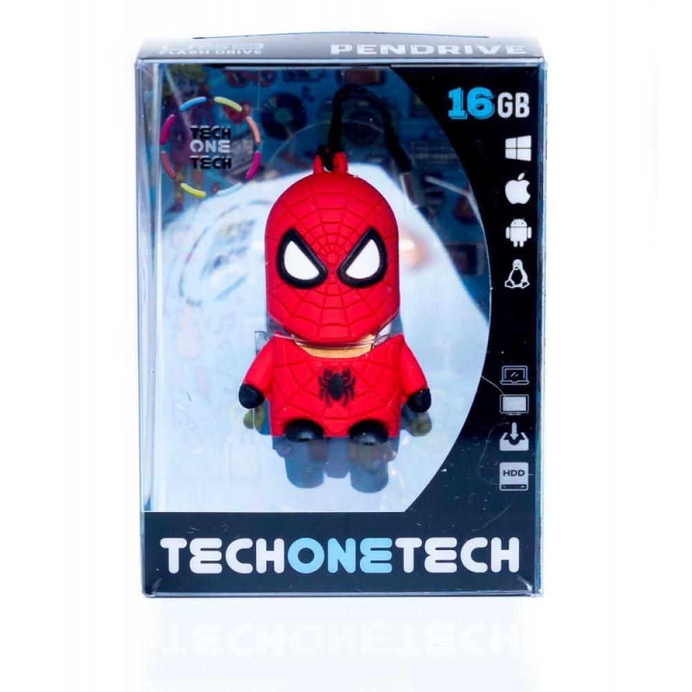 TECH ONE TECH - TEC5501-32 unidad flash USB 32 GB USB tipo A 2.0 Negro, Rojo