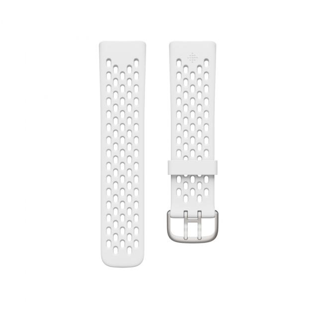Fitbit - Charge 5 Grupo de rock Blanco Silicona