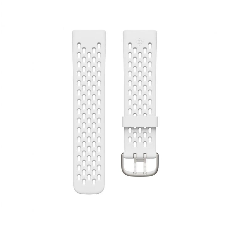 Fitbit - Charge 5 Grupo de rock Blanco Silicona