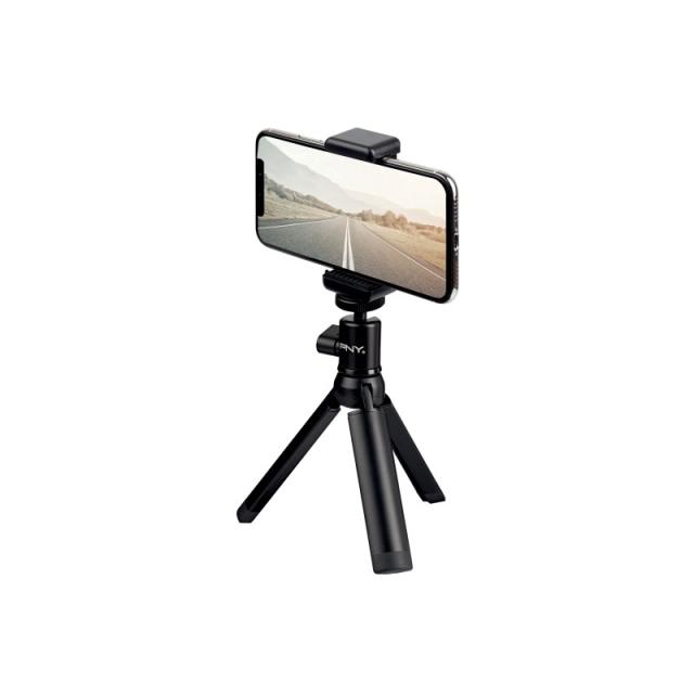 PNY - P-T-BTRI001K-RB tripode Smartphone/Cámara de acción 3 pata(s) Negro