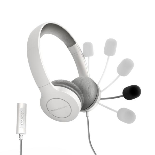 Energy Sistem - 452156 auricular y casco Auriculares Alámbrico Diadema Llamadas/Música USB tipo A Blanco