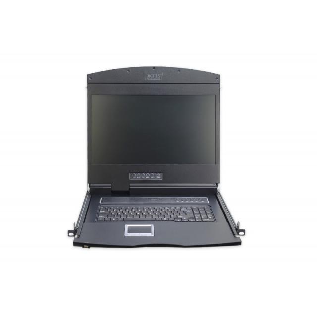 Digitus - Consola modular con TFT de 19" (48,3cm) y panel táctil