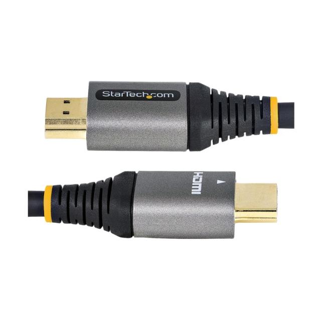 StarTech.com - Cable de 2m HDMI 2.0 Certificado Premium - Cable HDMI con Ethernet de Alta Velocidad Ultra HD 4K 60Hz - HDR10, AR