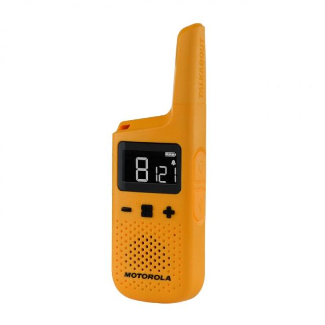 Motorola - Talkabout T72 two-way radios 16 canales 446.00625 - 446.19375 MHz Naranja