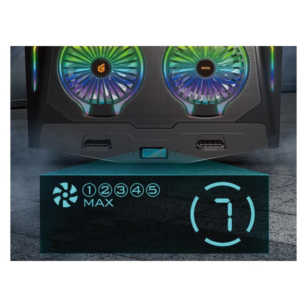 Conceptronic - THYIA02B almohadilla fría 43,2 cm (17") Negro