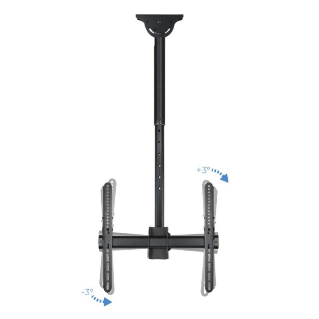 TooQ - LPCE1155TSLI-B soporte para pantalla de señalización 139,7 cm (55") Negro