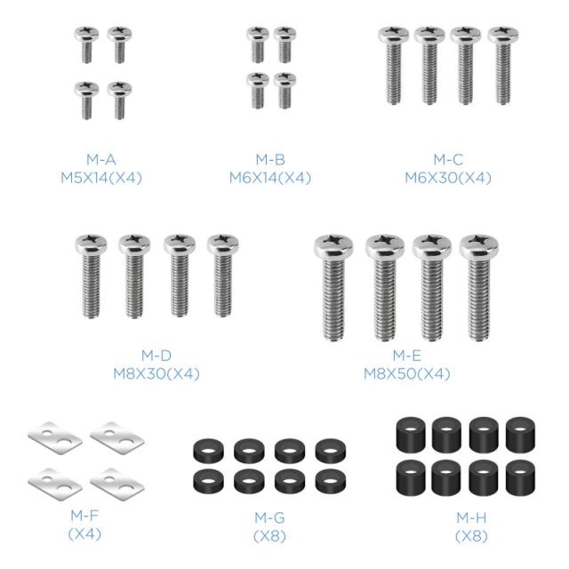 TooQ - LPCE1155TSLI-B soporte para pantalla de señalización 139,7 cm (55") Negro