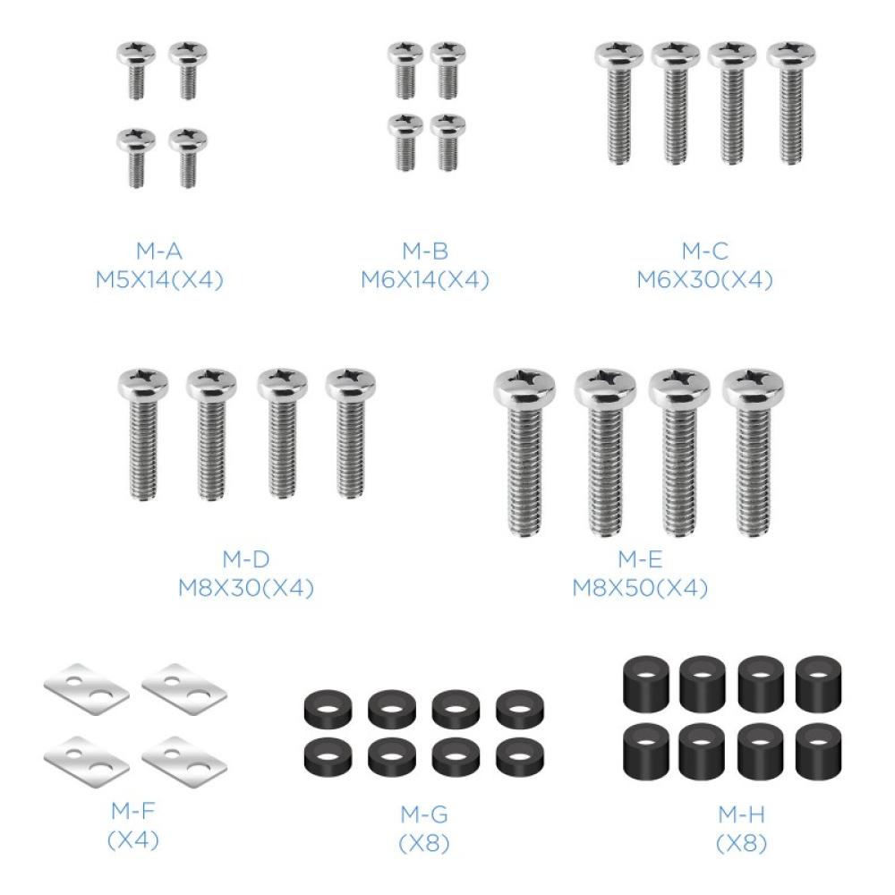 TooQ - LPCE1155TSLI-B soporte para pantalla de señalización 139,7 cm (55") Negro