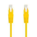 Nanocable - CABLE RED LATIGUILLO RJ45 CAT.6 UTP AWG24, AMARILLO, 0.5 M