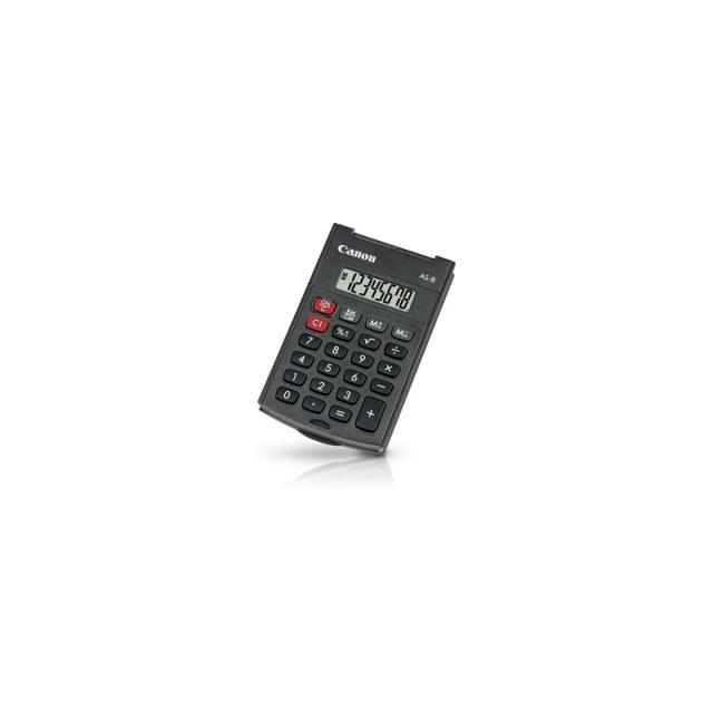 Canon - AS-8 calculadora Bolsillo Pantalla de calculadora Gris