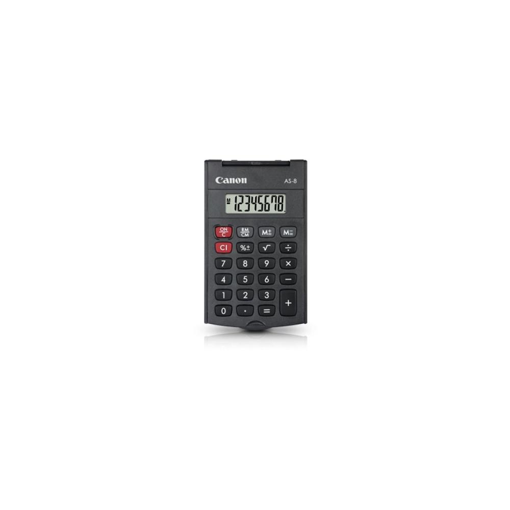 Canon - AS-8 calculadora Bolsillo Pantalla de calculadora Gris