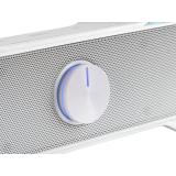 Mars Gaming - MSBXW Blanco, Barra de Sonido RGB, Bluethooth 5.0+Jack 3.5, Sonido DSP 10W