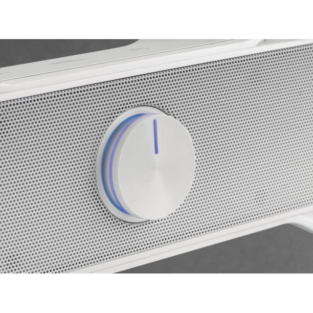 Mars Gaming - MSBXW Blanco, Barra de Sonido RGB, Bluethooth 5.0+Jack 3.5, Sonido DSP 10W