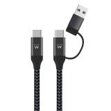 Ewent - EW9918 cable USB USB 3.2 Gen 1 (3.1 Gen 1) 1 m USB C Negro
