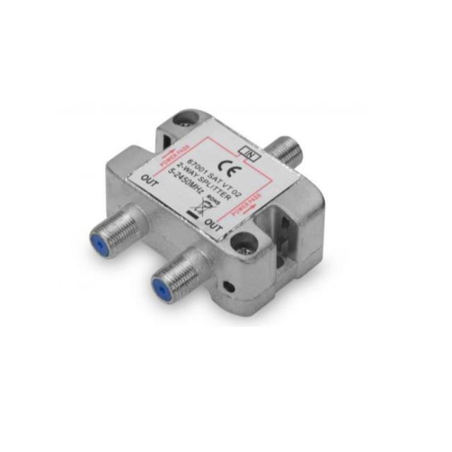 Digitus - SPLITTER SAT CONECTOR F DE 2 V AS