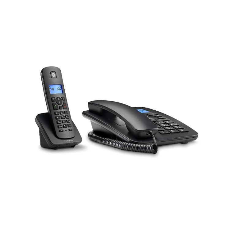 Motorola - C4201 Teléfono DECT/analógico Identificador de llamadas Negro