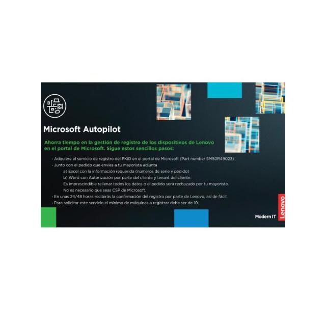 Lenovo - 5MS0R49023 extensión de la garantía