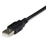 StarTech.com - Cable 1,8m USB a Puerto Serie Serial RS422 y 485 DB9 con Retención Puerto COM
