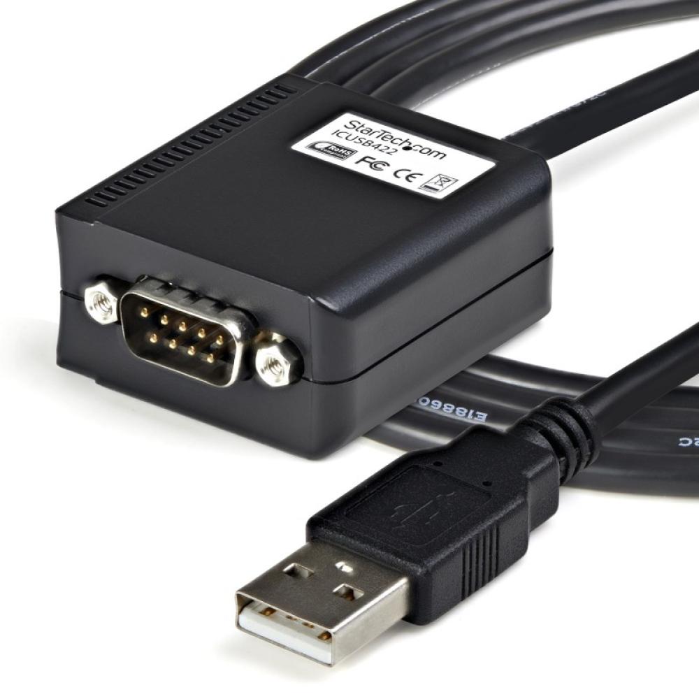 StarTech.com - Cable 1,8m USB a Puerto Serie Serial RS422 y 485 DB9 con Retención Puerto COM