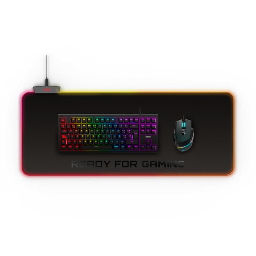 Energy Sistem - GAMING Pad ESG P5 RGB Alfombrilla de ratón para juegos Negro