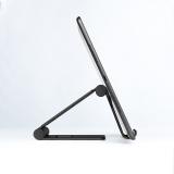 TooQ - Soporte de sobremesa ajustable para teléfono / tablet hasta 10”, Negro