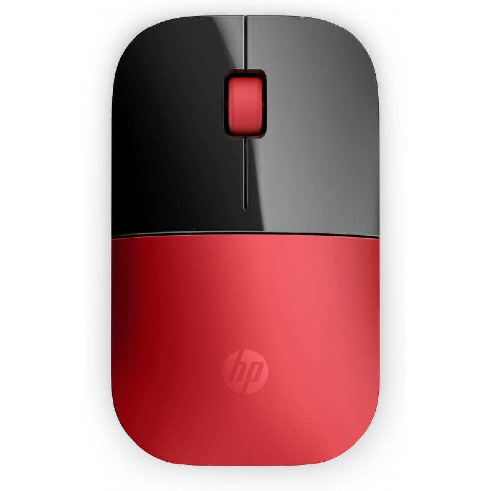 HP - Ratón inalámbrico rojo Z3700 - V0L82AA