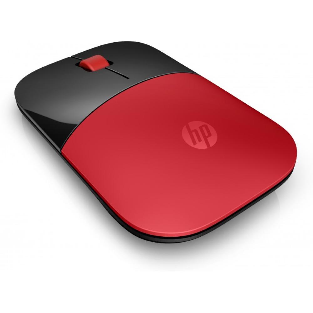 HP - Ratón inalámbrico rojo Z3700 - V0L82AA