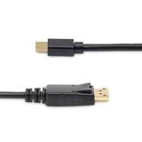 StarTech.com - Cable de 1,8m Mini DisplayPort a DisplayPort 1.2 - Cable Adaptador Mini DisplayPort a DisplayPort 4K x 2K UHD - C