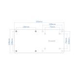 TooQ - TCCH0007-B kit de montaje Negro