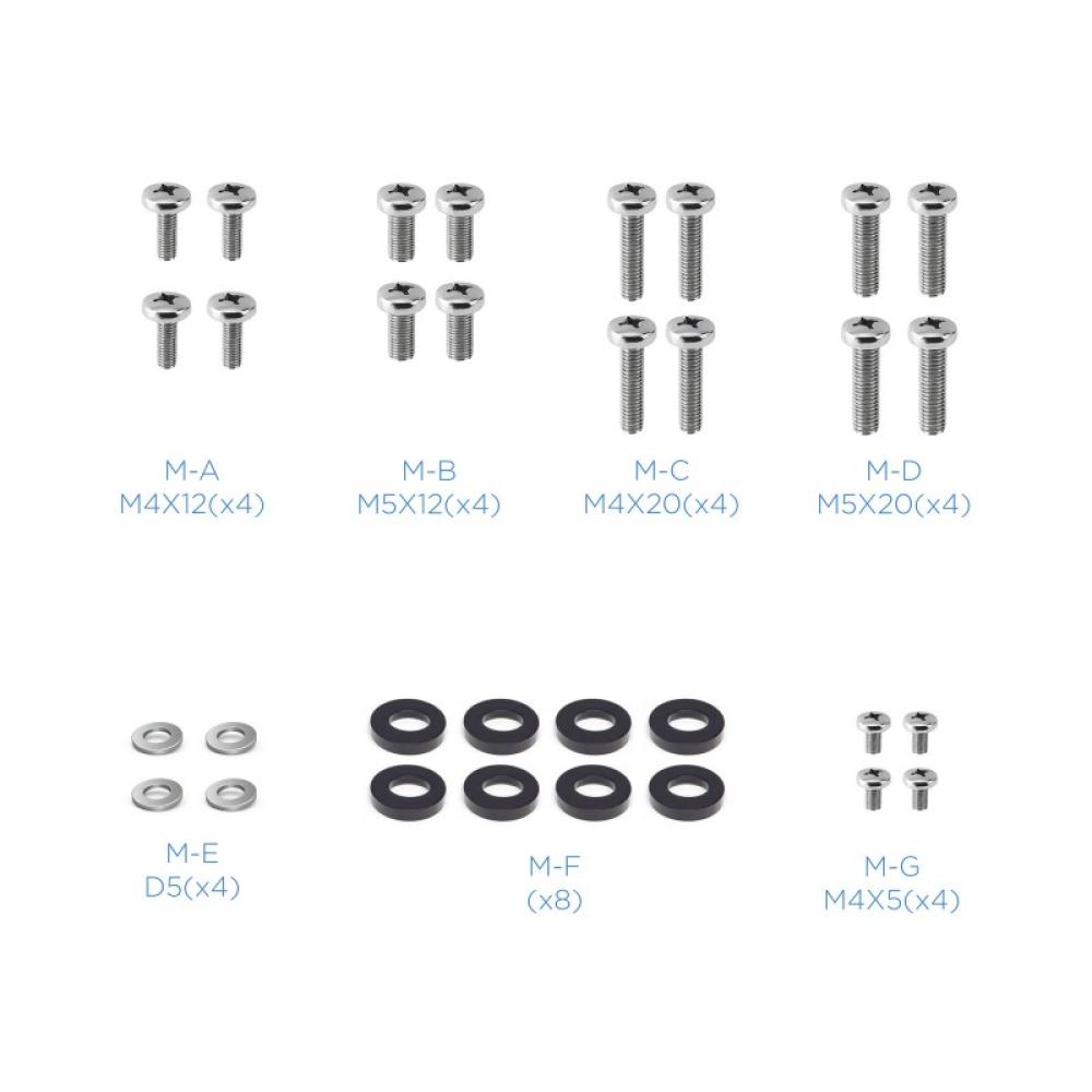 TooQ - TCCH0007-B kit de montaje Negro