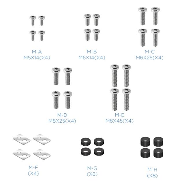 TooQ - Soporte de mesa para pantallas 32”-70”