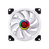 TALIUS - Ventilador caja ARGB Iris 16Led 12cm Blanco para caja Cronos
