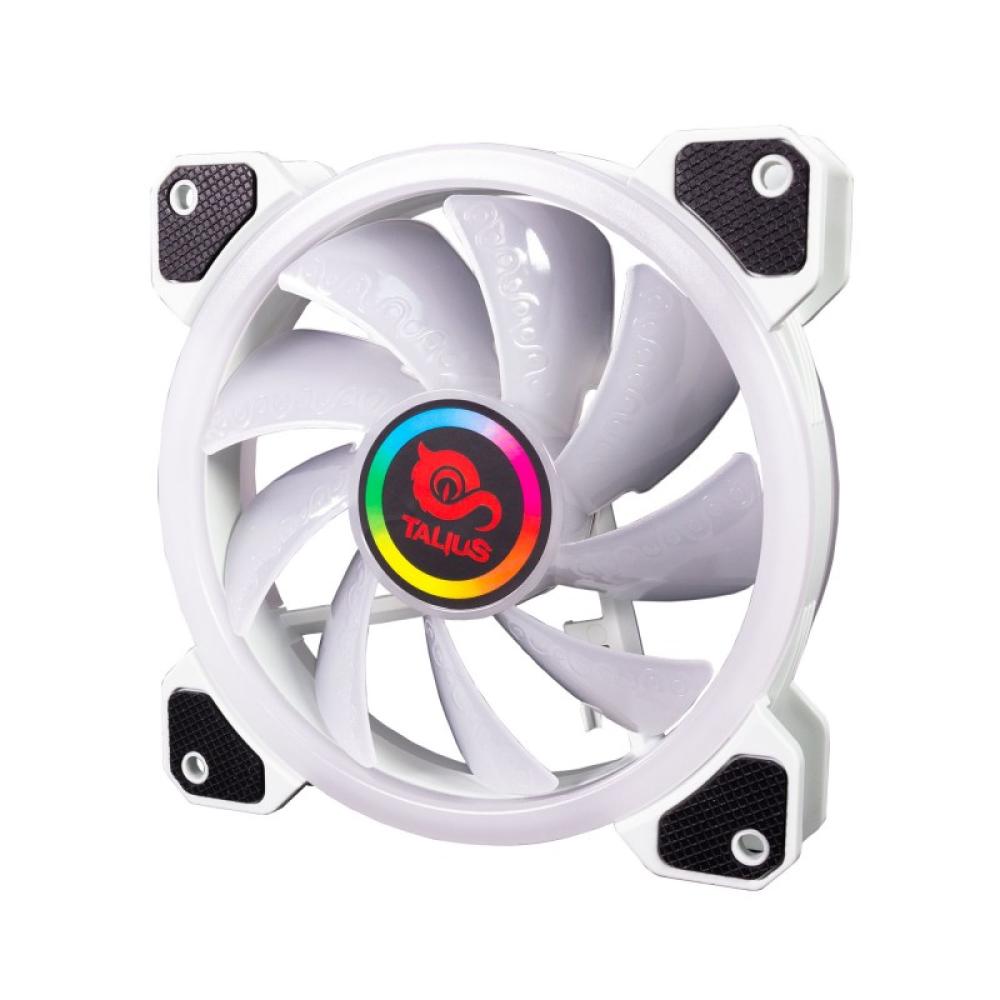 TALIUS - Ventilador caja ARGB Iris 16Led 12cm Blanco para caja Cronos