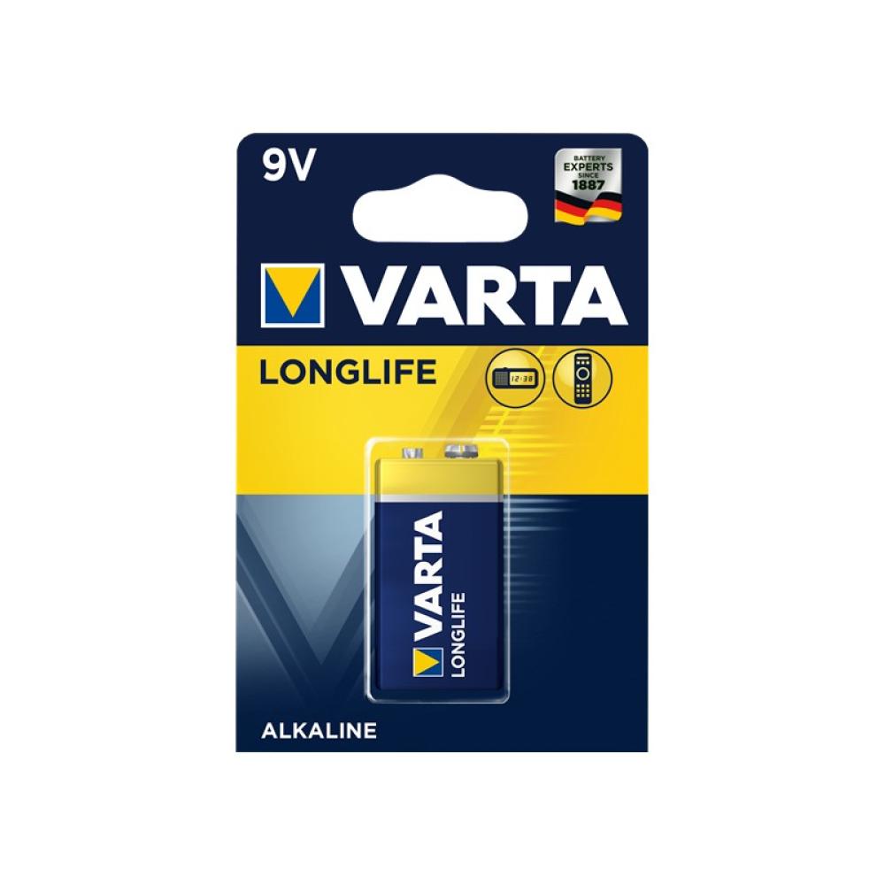 Varta - Longlife Extra 9V Batería de un solo uso Alcalino