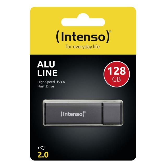 Intenso - 3521495 unidad flash USB 128 GB USB tipo A 2.0 Antracita