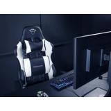 Trust - GXT 708W Resto Silla para videojuegos universal Negro, Blanco