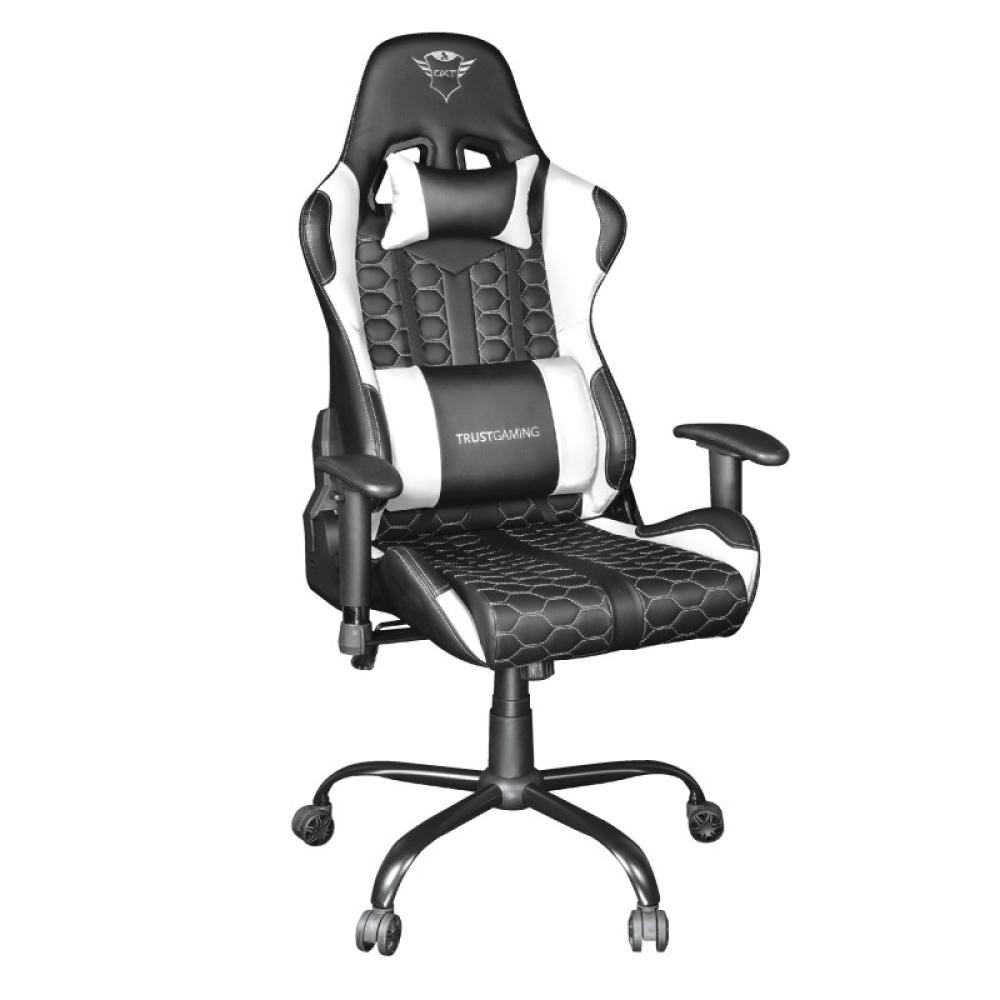 Trust - GXT 708W Resto Silla para videojuegos universal Negro, Blanco