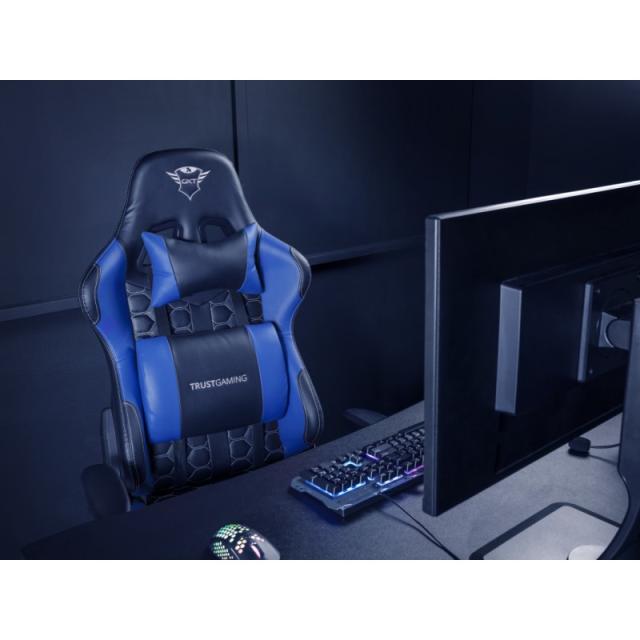 Trust - GXT 708B Resto Silla para videojuegos universal Negro, Azul