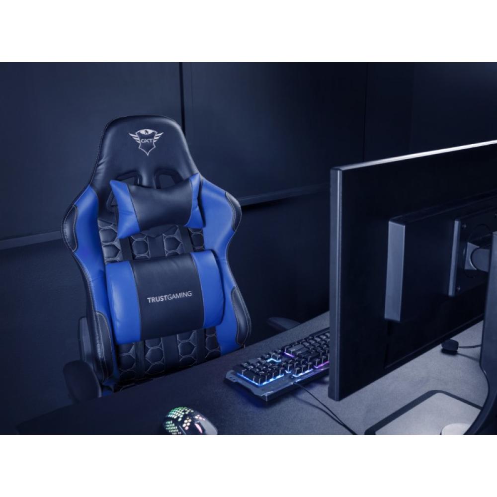 Trust - GXT 708B Resto Silla para videojuegos universal Negro, Azul