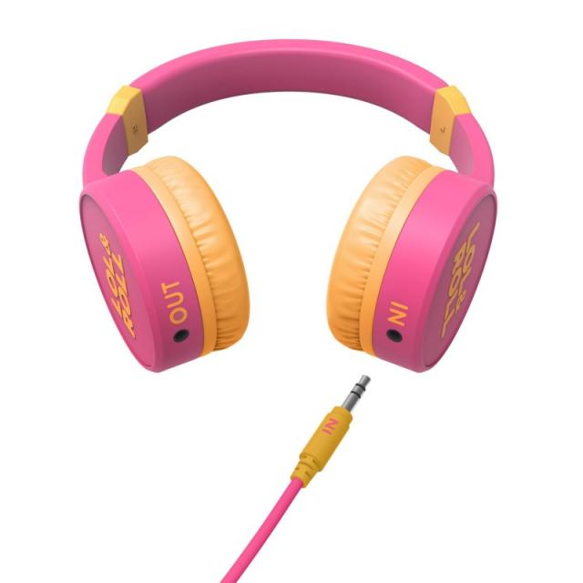 Energy Sistem - Lol&Roll Pop Auriculares Alámbrico Diadema Música Rosa, Amarillo