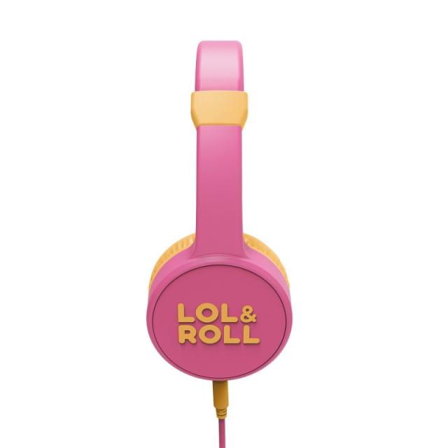 Energy Sistem - Lol&Roll Pop Auriculares Alámbrico Diadema Música Rosa, Amarillo