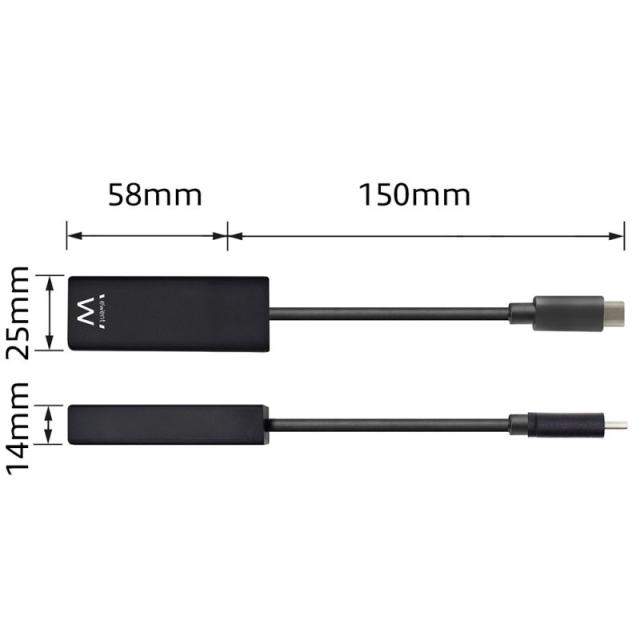 Ewent - EW9828 adaptador y tarjeta de red Ethernet 5000 Mbit/s