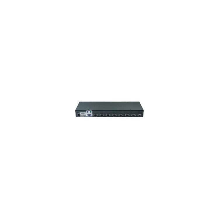 Trendnet - TK-803R 8-Port USB/PS/2 Rack Mount KVM Switch interruptor KVM Montaje en rack